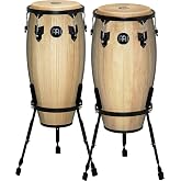 Meinl Percussion Headliner Series Conga Set with Basket Stands - 11/12 inch Natural