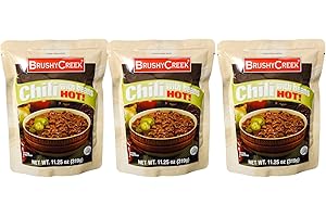 GENERIC Brushy Creek Hot Chili with Beans, 11.25 oz, Pack of 3
