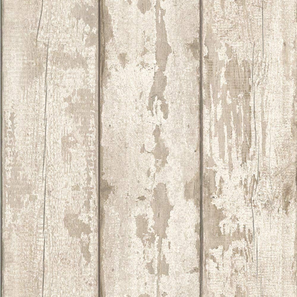 Arthouse White Washed Wood Wallpaper 1005 x 53cm Realistic Photographic Wood