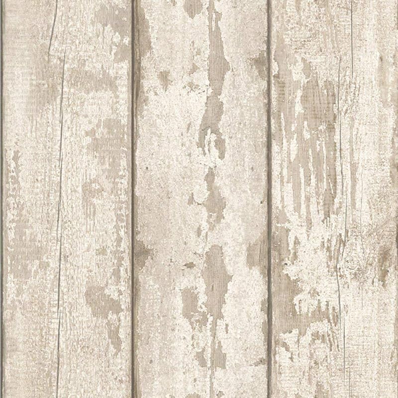 Arthouse White Washed Wood Wallpaper 1005 x 53cm Realistic Photographic Wood