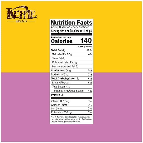 KETTLE BRAND POTATO CHIPS PARMESAN GARLIC KETTLE CHIPS, 7.5 OZ