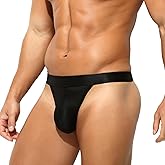 RunHero Men's Thong Underwear -Breathable Mesh T-Back Thongs Underwear No Squeeze Design for Gym & Daily Wear