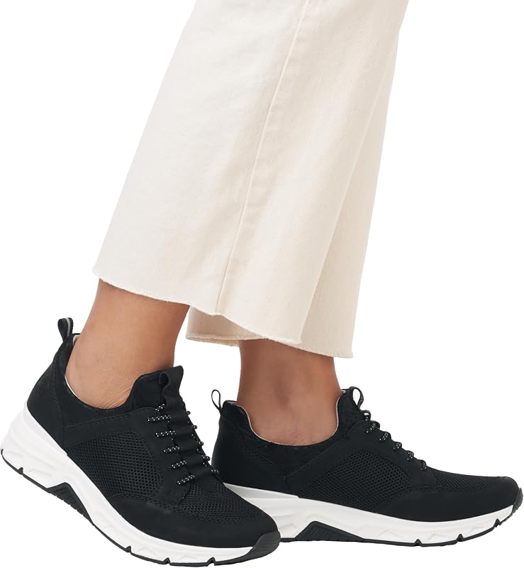 48157, Mocasín Mujer, Negro, 37 EU