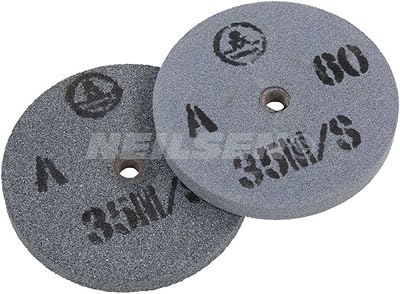 Neilsen 2x 150mm Bench Grinder Wheels Fine & Coarse A60 A36 Grinding Discs