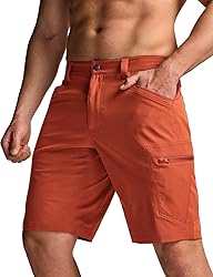 CQR Men's Quick Dry Stretch Hiking Cargo