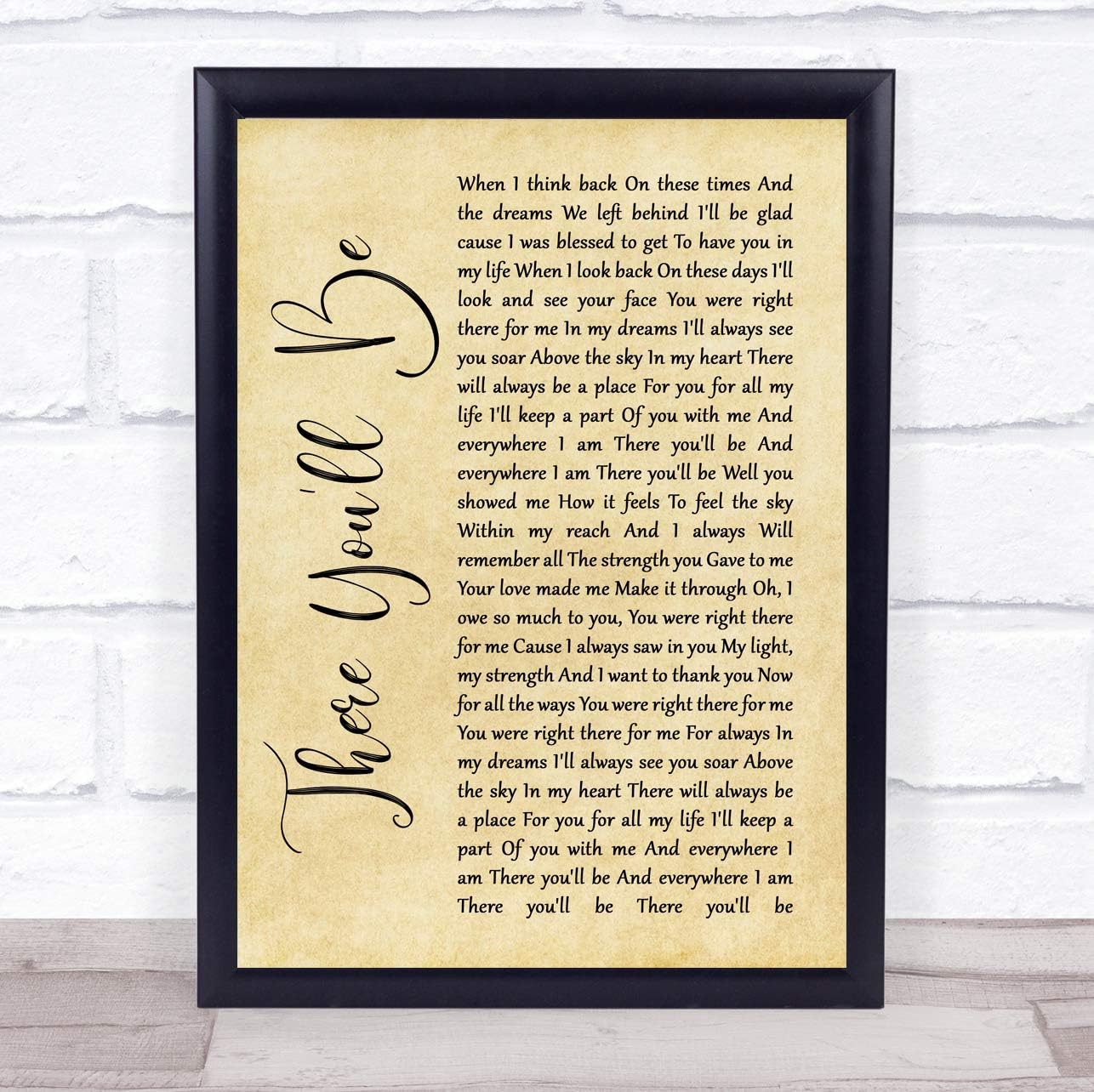 Fingerprint Designs There You Ll Be Rustic Script Song Lyric Quote Print Amazon Co Uk Kitchen Home Fingerprint Designs There You Ll Be Rustic Script Song Lyric Quote Print Amazon Co Uk Kitchen Home