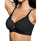 ProKloud Wireless Bras for Women Wave Push Up No Underwire Bralettes Seamless Full Coverage Support Lift Everyday Bra