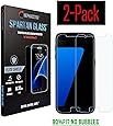 90% FIT Hephaestus ®	SPARTAN GLASS ®	[2-PACK] 9H TEMPERED GLASS Anti-Scratch Shatter-Proof Screen Protector for Samsung Galaxy S7 (TWIN PACK)