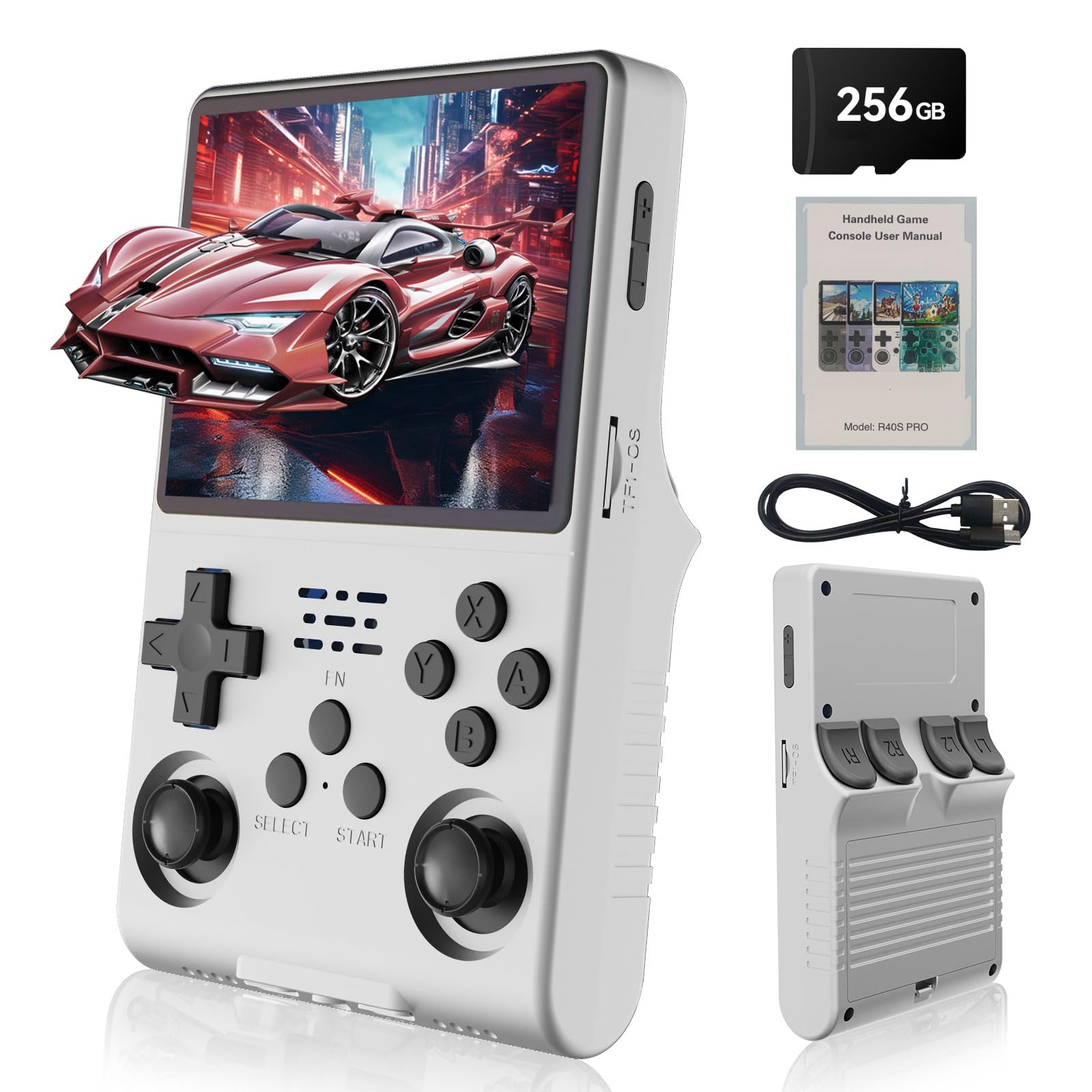 Photo 1 of ** SOLD AS IS NO RETURN/REFUNDS**
Hedlaoy R40S Pro Handheld Game Console,30000 HD Games Mini Retro Gaming Console,3.5-Inch IPS Screen,Built in 45 Emulators,256GB SD Card,3800mAh Battery