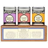 Spicewalla Indian Masala Spice Collection 3 Pack | Garam Masala, Tandoori Masala, Madras Curry Powder | Non-GMO, No MSG, Glut