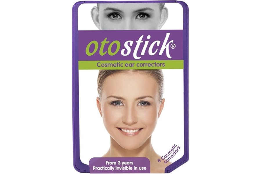 Otostick – 8 Count Cosmetic Discreet Protruding Ear Corrector – Corrective Ear Care Products for Ear Pinning Without Surgery from 3 Years of Age