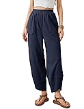 Xiaoxuemeng Womens Baggy Wide Leg Pants Casual