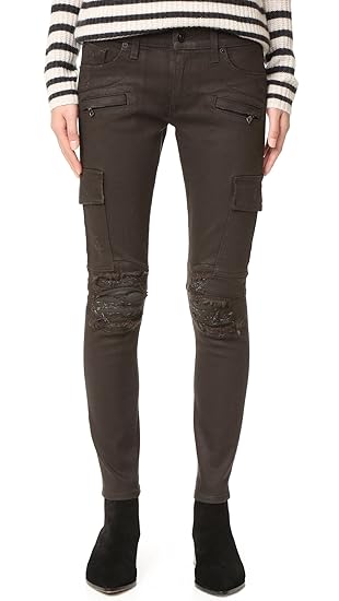 camo moto jeans womens