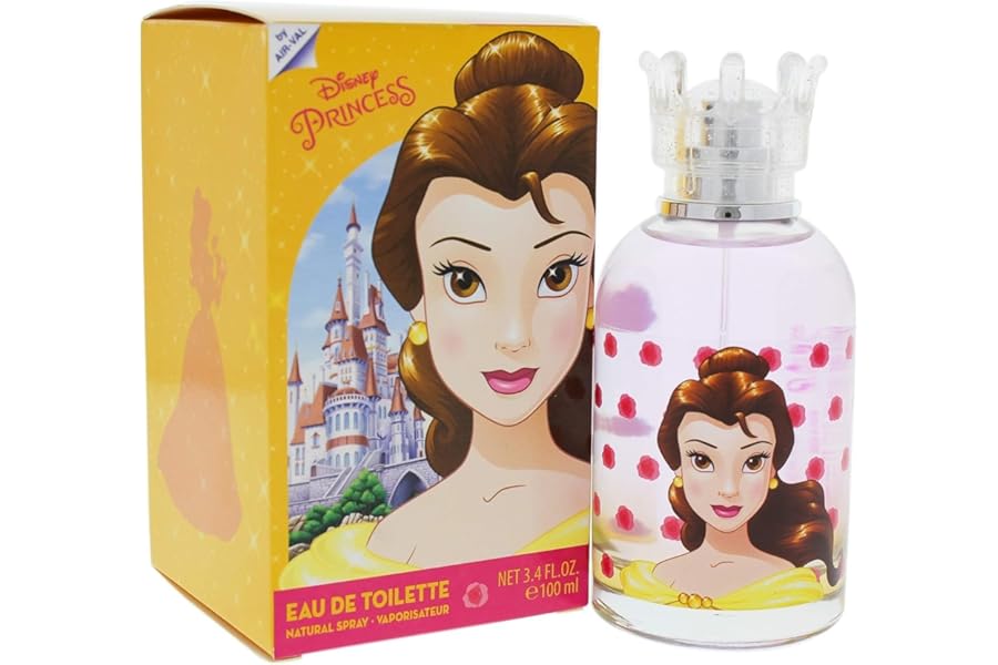 Disney Princess Belle Eau de Toilette Spray for Kids, 3.4 Ounce