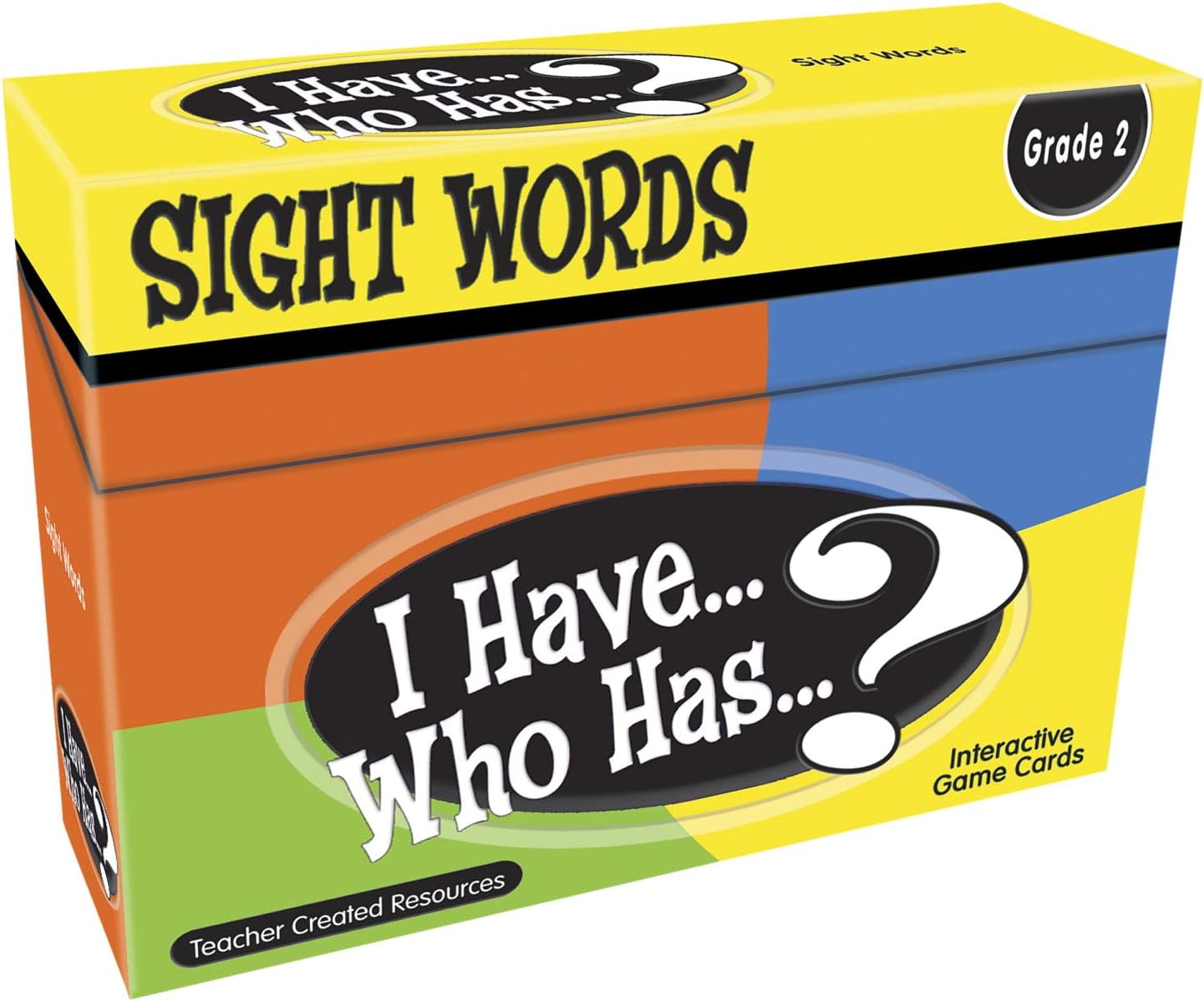 Teacher Created Resources I Have. Who Has.? Sight Words Grade K (7868), Multicolor : Office Products