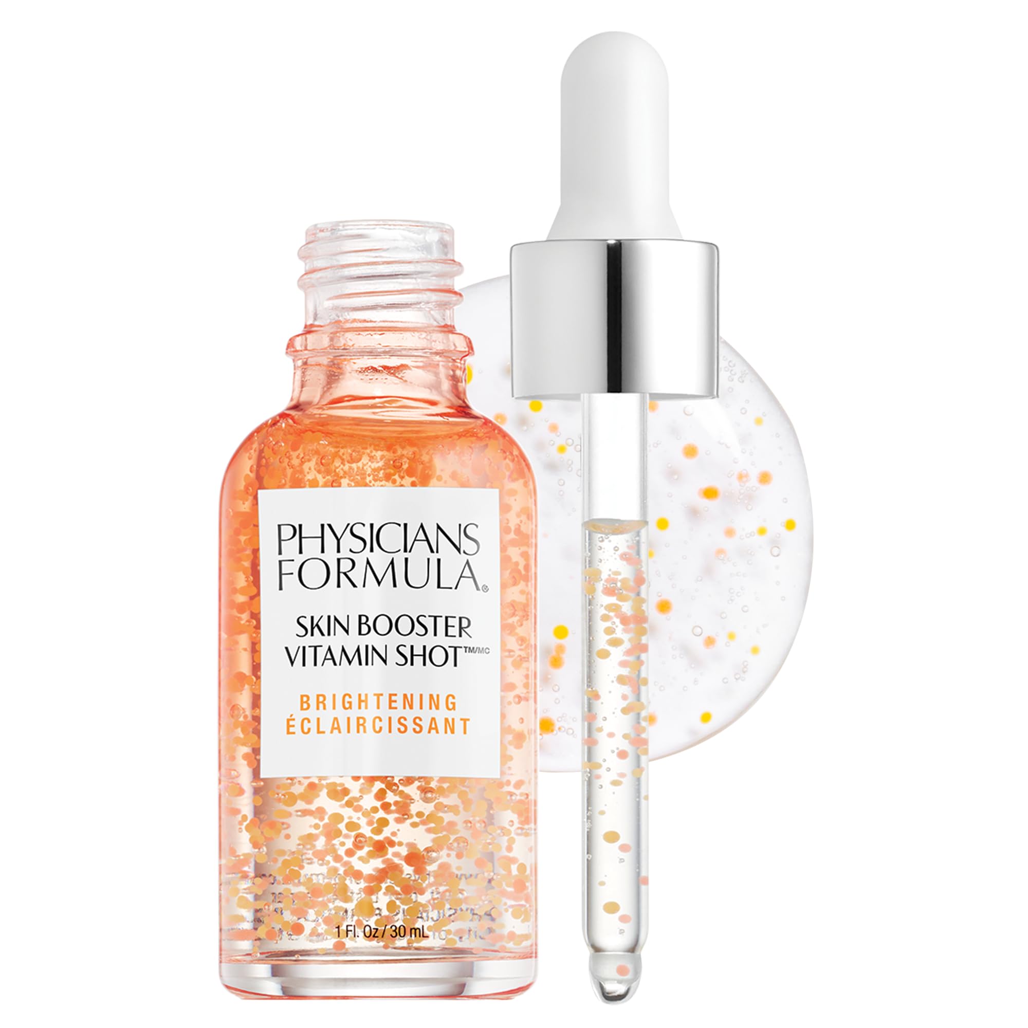 Physicians Formula - Skin Booster Vitamin Shot Brightening - Face Serum for Skin Care - Radiant-Looking and Brighter Skin - with Vitamin C, Licorice, and Vitamin B3 - 30 ml