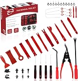 Wetado 200Pcs Car Trim Removal Kit Auto Clip Pliers Door Panel Tool Set Dark Red view 8