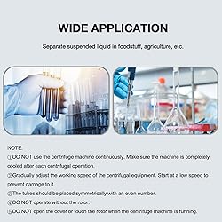 Centrifuge Machine, 100W Electric Lab Benchtop