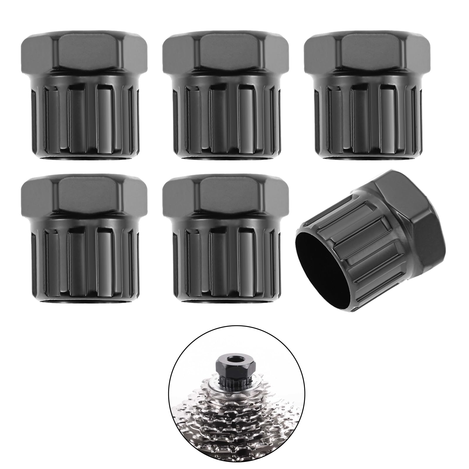 Mtsooning 6PCS Freewheel Cassette Removal Tool,Ebike Freewheel Lockring Tool Compatible with ATX, SunRace