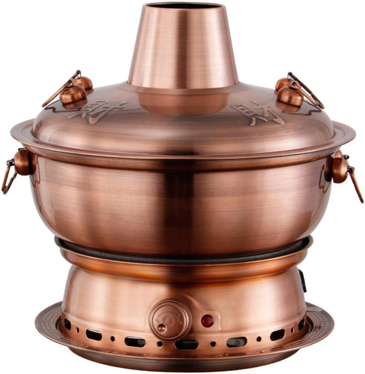 Home Copper hot pot household fuel charcoal or electricity