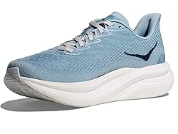 Hoka Women's Mach 6 Sneaker, Drizzle/White, 11