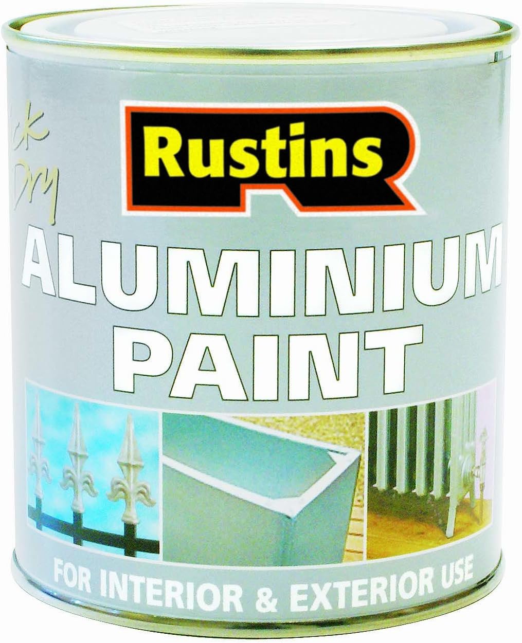 RUSTINS Aluminium Paint 500ml, silver, 500 ml (Pack of 1)