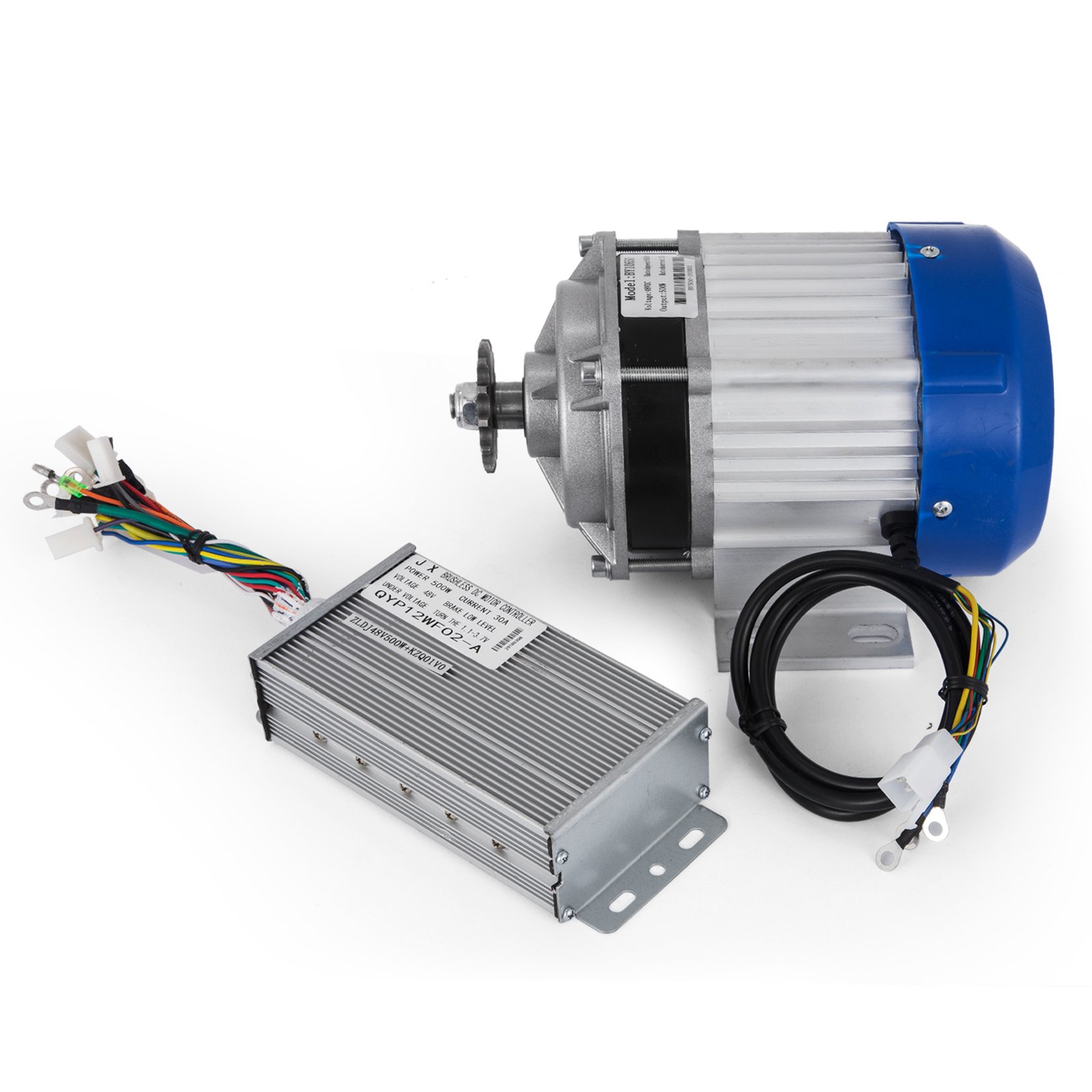 Buy VEVOR Electric Motor 48V 500W DC Motor 600 RPM Rated Speed Brushless Motor with Brushless