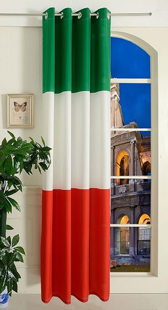 Gardine Vorhang Osenschal Italien Flagge 245x140 Hxb Fussball Wm