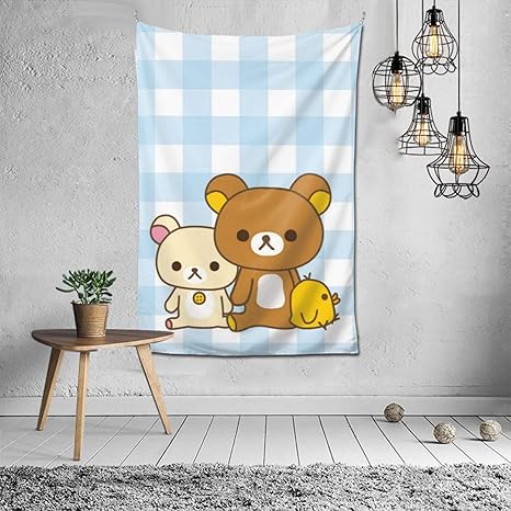 Amazon Co Jp リラックマ タペストリー れんごく きょうじゅろう 萌えグッズ 壁飾り きめつのやいば おしゃれ壁掛け 大判ファブリック ポスター 装飾用品 布ポスター 装飾布 背景布 多機能 布ポスター お店 部屋飾り おしゃれ 廊下玄関 固定釘付き人気 アニメギフト 100