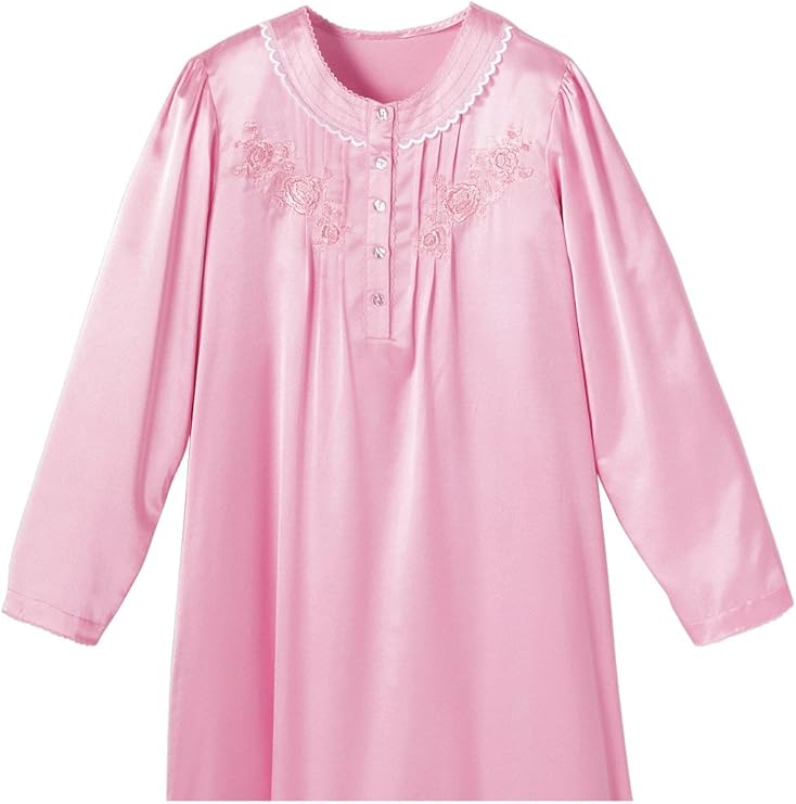 Carol Wright Gifts Brushed Satin Gown at Amazon Women’s Clothing store