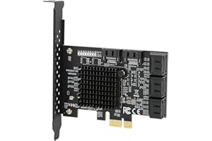 Richer-R SATA PCIE Card,PCI-E to SATA3.0 Expansion Card 8-Ports Adapter Riser Card Desktop Computer Accessories,PCIE SATA Exp