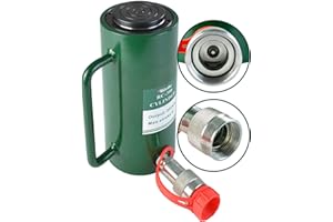 UTZIKO 30 Ton Hydraulic Cylinder Ram Single Acting 6" Inch Stroke 30T Hydraulic Cylinder Jack Lifting Jack Ram Portable Single Acting Lifting Cylinders with 6 inch Stroke (30T 6" Stroke)