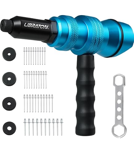 HUBEST Outil de rivetage avec poignée pour modélisme, loisirs créatifs, accessoires de construction (lot S3