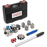 REDLOONG Professional Brake Line Flaring Tool Kit 45/37 Degree Set - Single, Bubble, and Double Flares for 3/16"&ndash;3/8", Brake Repair Brake Flaring Tools Brake Line and Tubing Flaring Tool