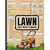Lawn Care Client Logbook: Track and Record Lawn Mowing and Landscape Appointments (120 pages, 8.5x11 in) - Ideal for Lawn Care Businesses