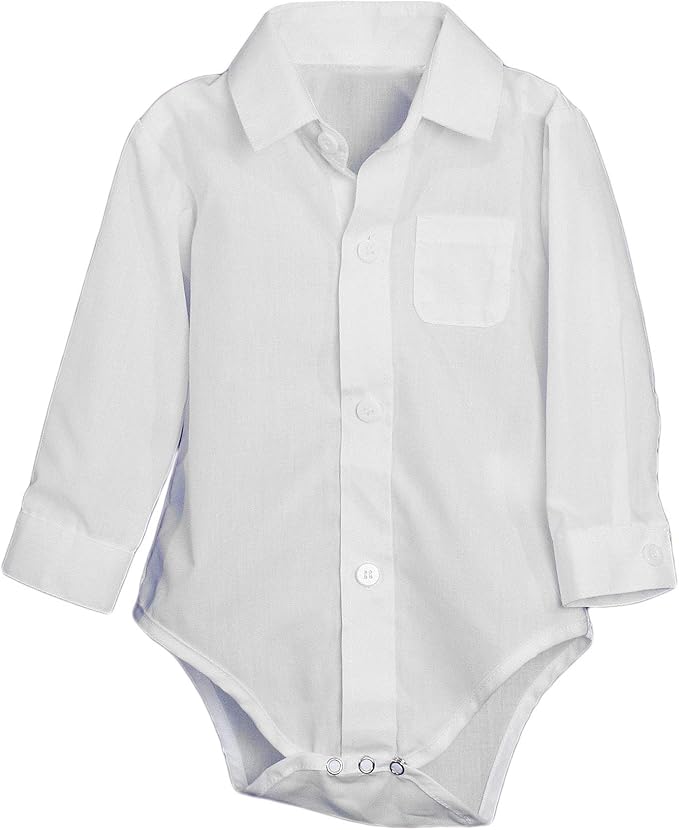 infant button down onesie