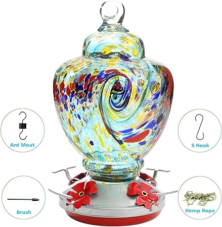 Amazon Com Hummingbird Feeder Thick Bird Feeder With Color Hand