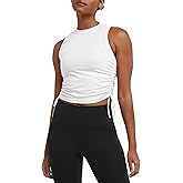Champion Women's Tank Top, Soft Touch, Moisture-wicking, Ruched Tank Top With Drawstrings