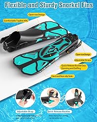 Vengreedo Snorkel Set with Fins for