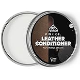 Leather Mink Oil, Color Restorer, Scratch Remover, Couch Paint and Leather Repair Kit for Couches