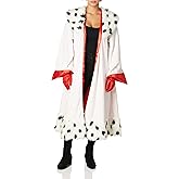 Cruella De Vil Coat Costume Accessory with Gloves, Official Disney Cruella Coat and Gloves Set