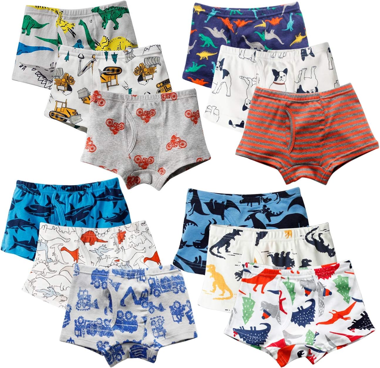 XNN Soft Cotton Baby Toddler Underwear Little Boys' Assorted Boxer