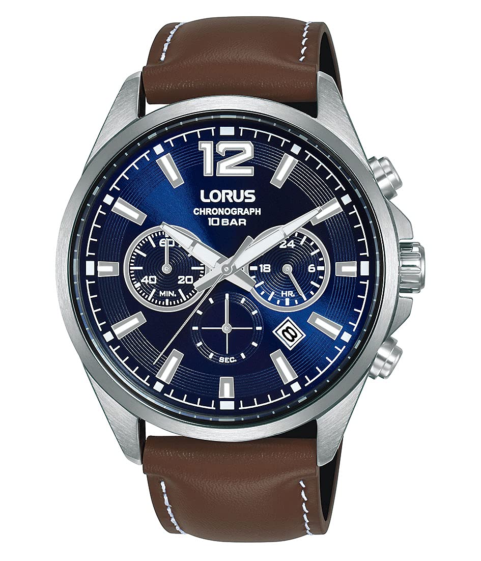 Lorus RT387JX9 Men's Analogue Quartz Watch with Leather Strap