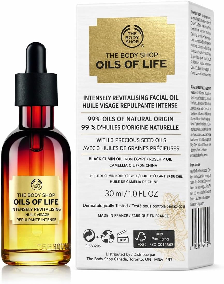 The Body Shop Oils of Life Intensely Revitalising Facial Oil 50ml New