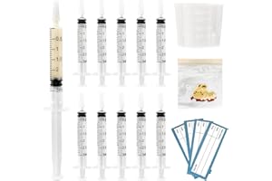 ISOPEN 50 Colostrum Collector Kits Include 3ml Colostrum Syringe with Cap, Sticker, Clear ziplock Bag and a Measuring Cup