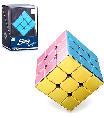 Speed Cube 3x3 Revêtement Miroir Métallique - Version Réfléchissante - Jouet Puzzle, Défis Cérébraux - 56 Mm