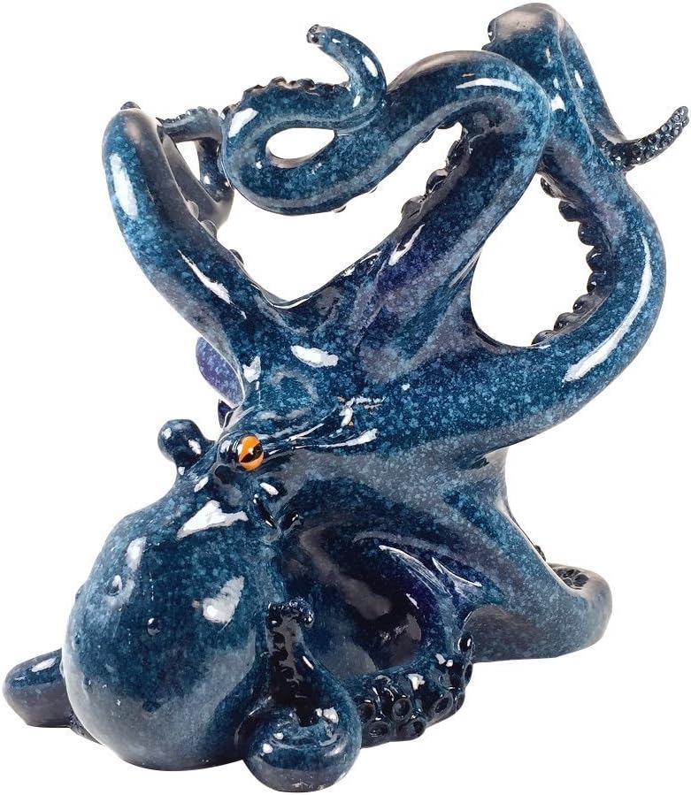 Blue Octopus Wine Bottle Holder 7.5 Tall Amazon.ca Home & Kitchen