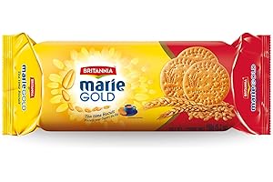 BRITANNIA Marie Gold Tea Cookies – 150g Pack of 1 – Classic Crispy Biscuits – Perfect for School Snack