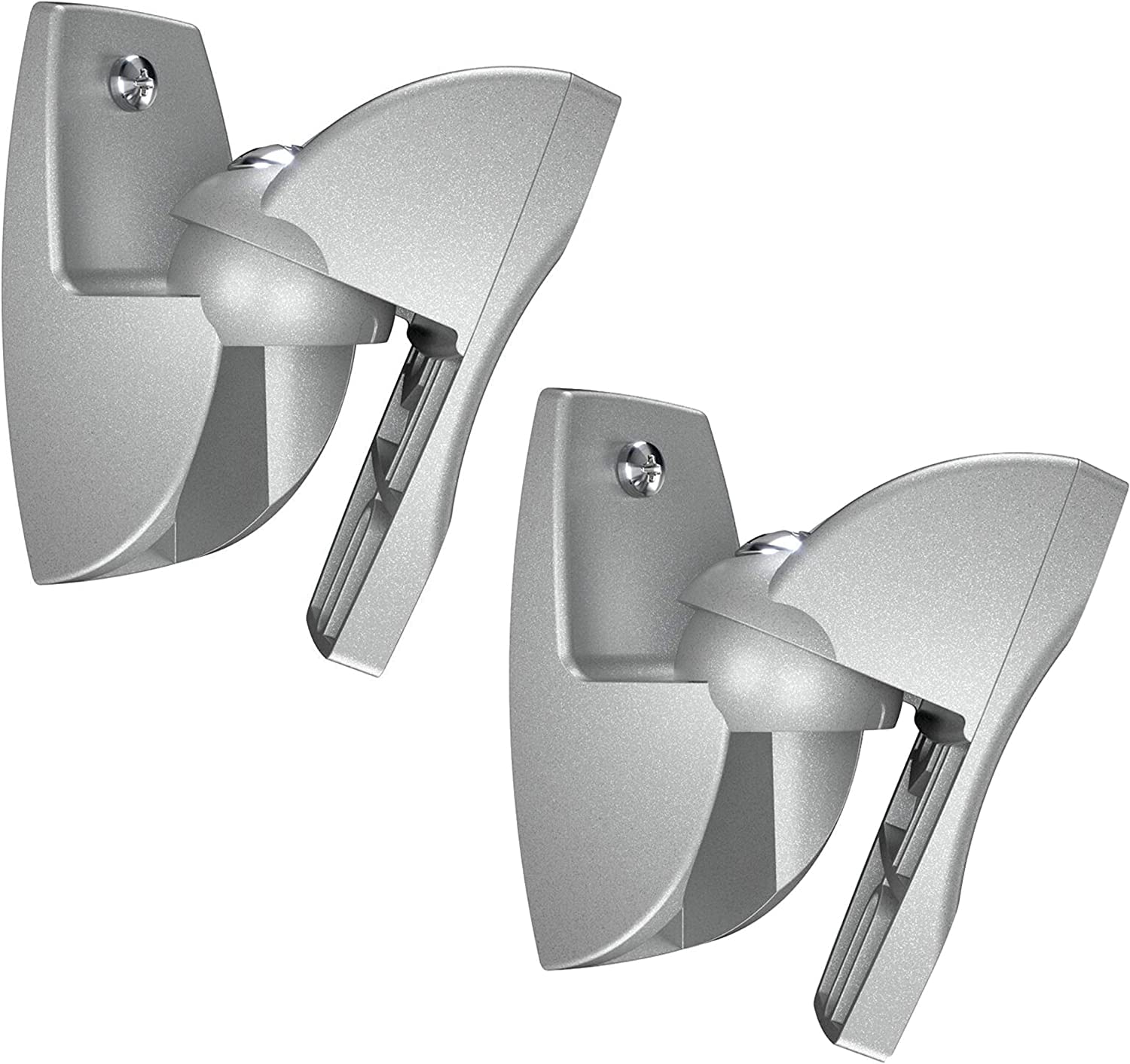 VOGEL'S VLB 500 B Speaker wall mount bracket set, Swiveling, Pre-assembled, Max 5 Kg, Eco-friendly packaging, Silver (2 brackets)