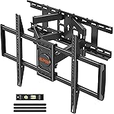 ELIVED TV Wall Mount for Most 37-75 Inch LED LCD OLED TVs, Full Motion TV Mount Fit 16", 18", 24" Studs, Wall Mount TV Bracke